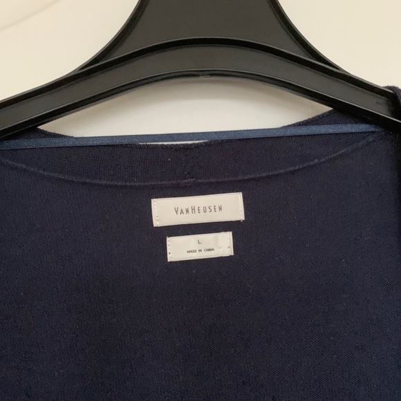 ⚡️ Van Heusen Navy Cardigan - Picture 2 of 2